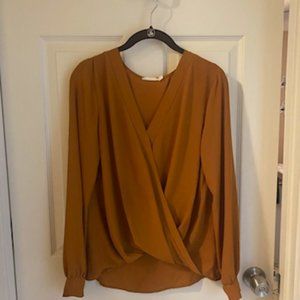 Mustard Yellow Swing Top - Long Sleeve